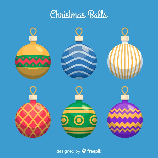 Jeu de boules de Noël