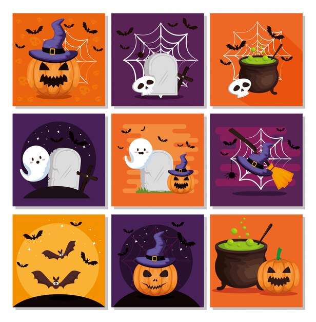 jeu de cartes halloween