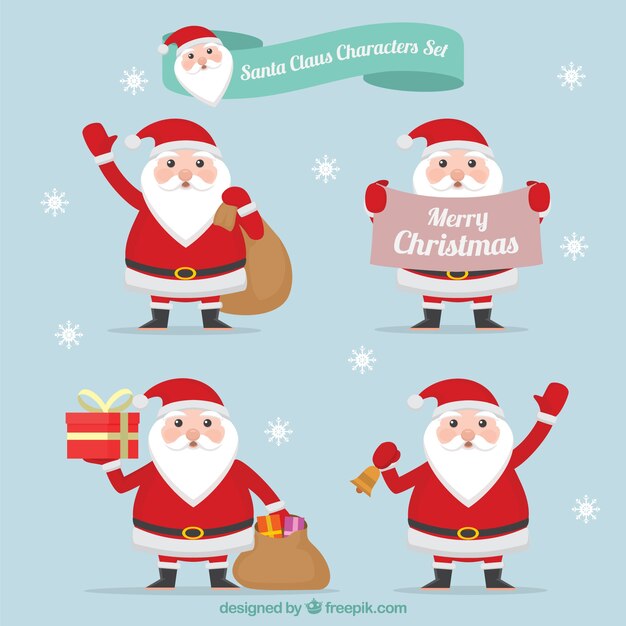 Jeu de dessin animé de père Noël