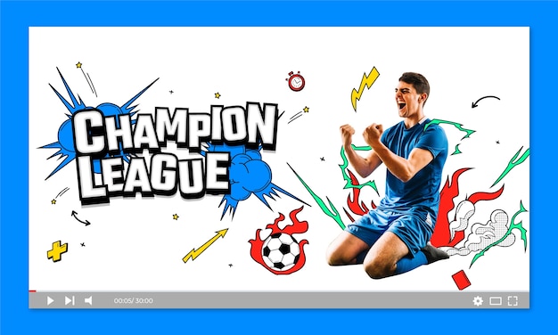 Vecteur gratuit jeu de football