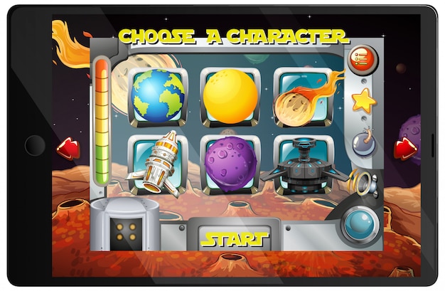 Jeu Galaxy Sur Tablette