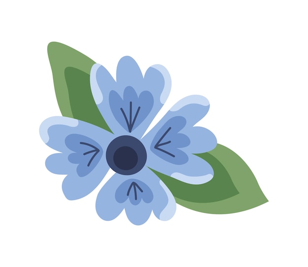 Vecteur gratuit une jolie illustration de fleur