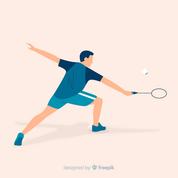 Joueur De Badminton