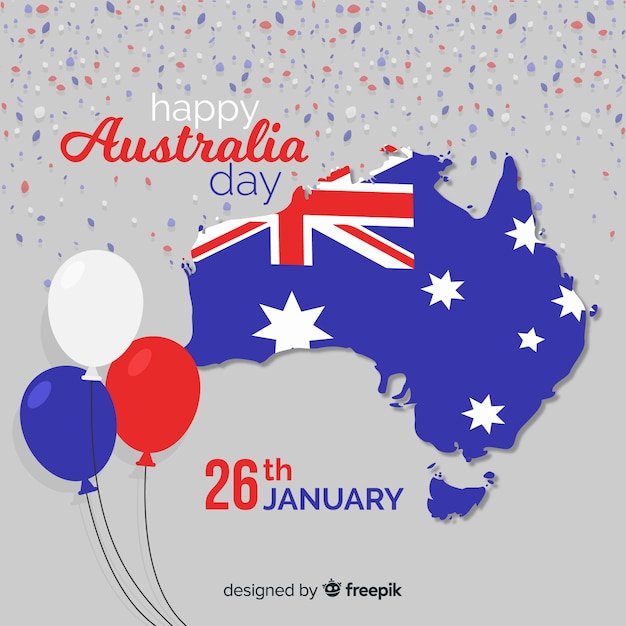 Vecteur gratuit jour australien