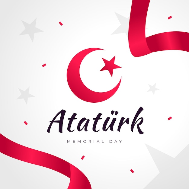 Jour Commémoratif D'ataturk Design Plat