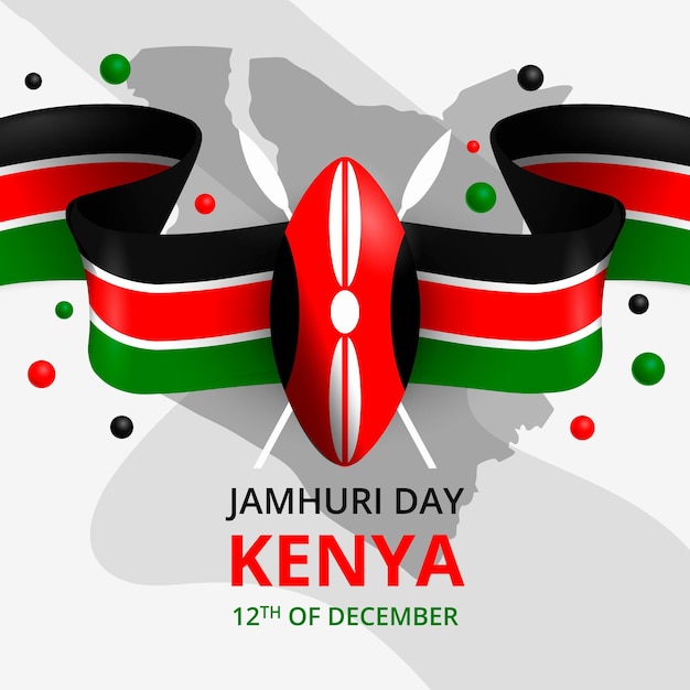 Vecteur gratuit jour de jamhuri design plat