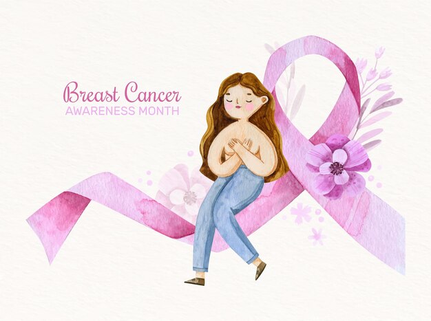 Journée internationale de l'aquarelle sur fond de cancer du sein