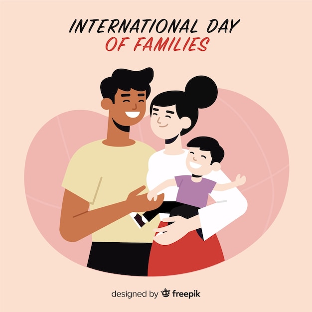 Vecteur gratuit journée internationale de la famille
