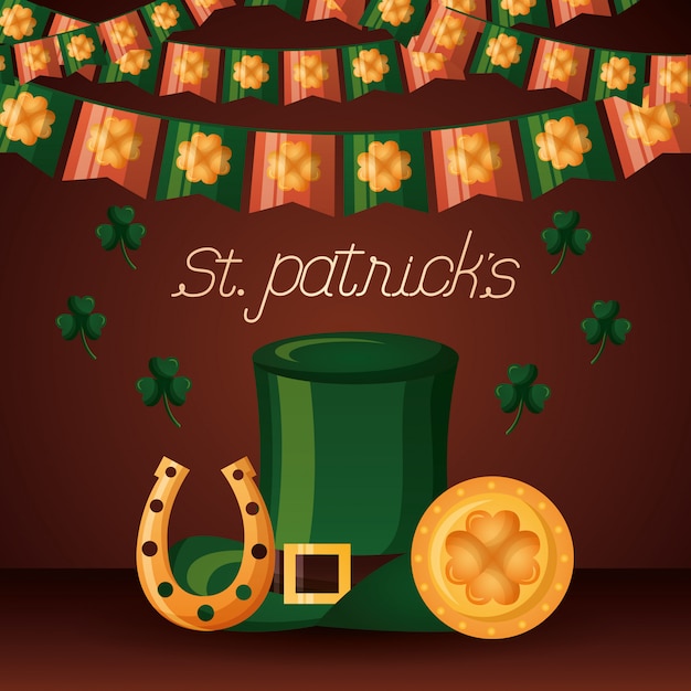 Vecteur gratuit joyeuse saint patrick