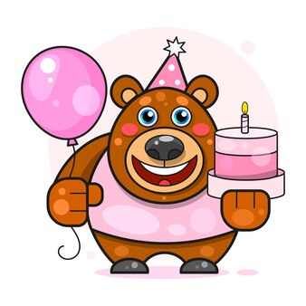 Carte De Joyeux Anniversaire Avec Lettrage Et Cadeaux Conception Mignonne Pour Carte De Voeux Vecteur Premium Carte De Joyeux Anniversaire Avec Lettrage Et Cadeaux Conception Mignonne Pour Carte De Voeux Vecteur Premium