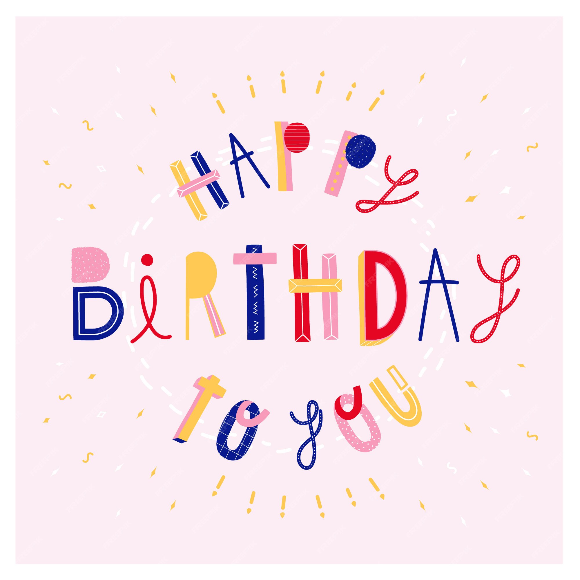 Joyeux Anniversaire Vecteur Gratuite