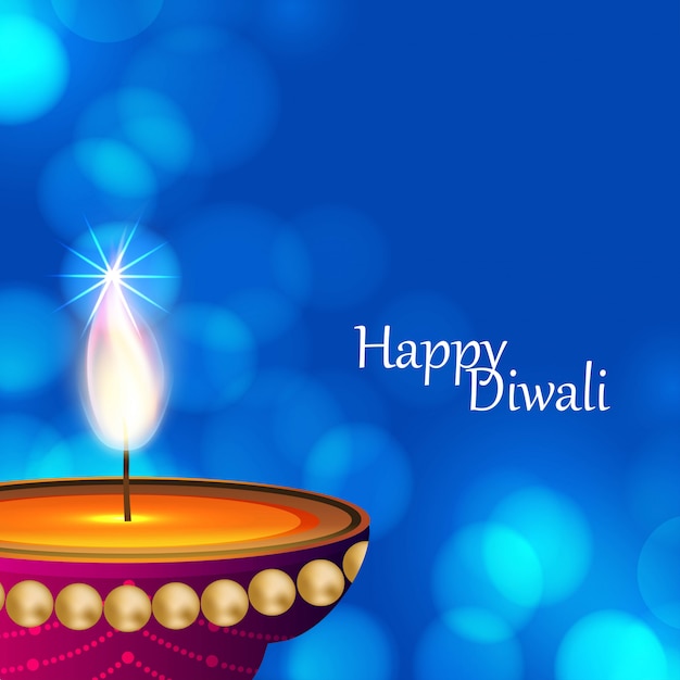 Joyeux Design Créatif De Diwali