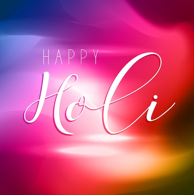 Joyeux Holi fond coloré