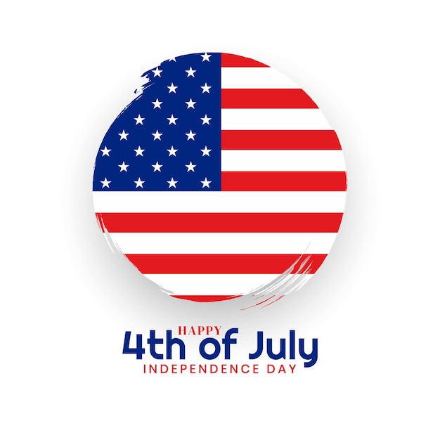 Joyeux jour de l'indépendance le 4 juillet fond américain