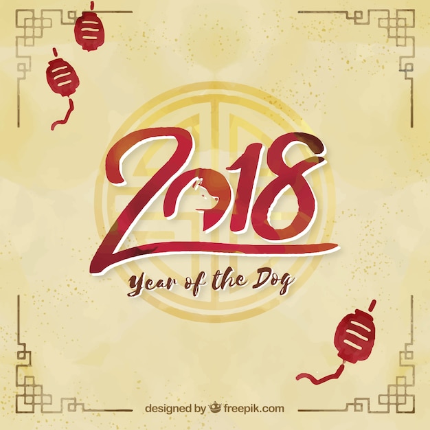 Vecteur gratuit joyeux nouvel an chinois