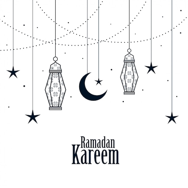 Vecteur gratuit kareem islamique décoratif ramadan