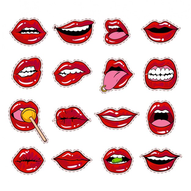 Images Bouche Rouge Vecteurs Photos Et Psd Gratuits
