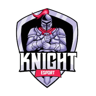 Knight esport logo facile à modifier et à personnaliser