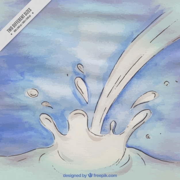 Lait Esquisse Fond D'aquarelle