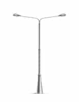 Vecteur gratuit lampadaire métallique isolé