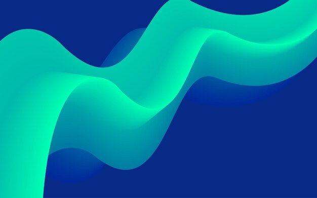 Élément de vecteur d'onde avec des lignes abstraites pour la bannière de site Web et la brochure Illustration de mouvement de flux de courbe Lignes vectorielles Conception d'arrière-plan intelligente