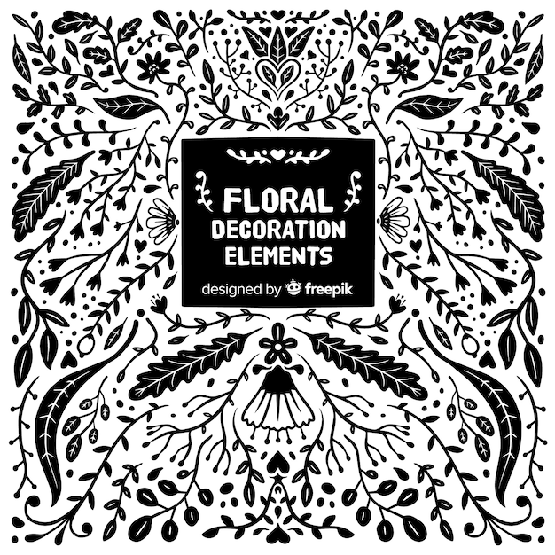 Éléments de décoration florale