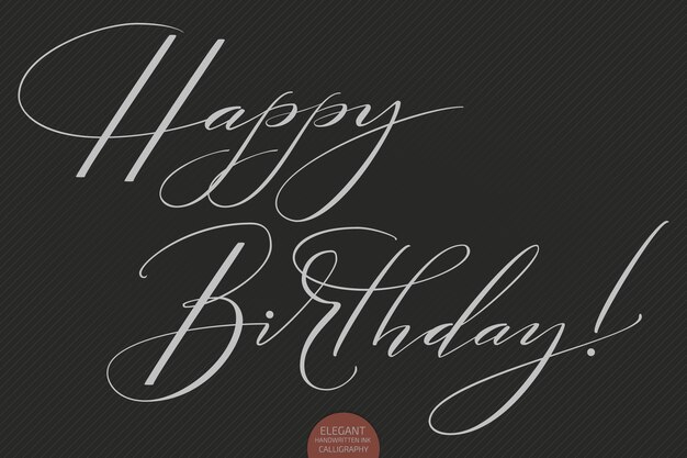 Joyeux Anniversaire Cartes De Voeux Decoration Fete De Celebration Vecteur Premium