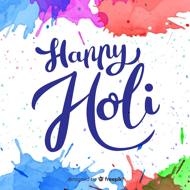 Lettrage Joyeux Holi