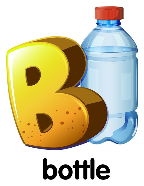 Une lettre B pour bouteille