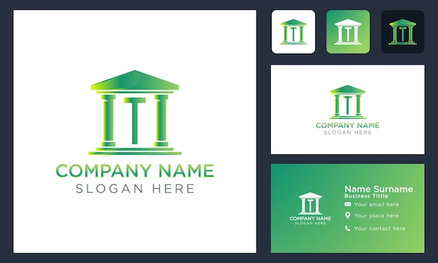Vecteur gratuit lettre initiale t bâtiment logo design logo modèle illustration vectorielle conception isolée et image de marque d'entreprise