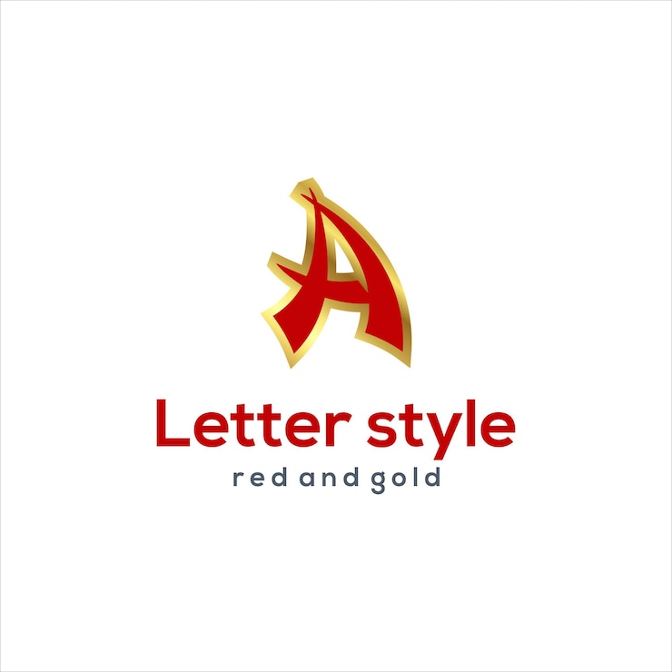 Vecteur gratuit lettre initiale un type de logo avec un design de style japonais et chinois pour les logos des entreprises et des entreprises