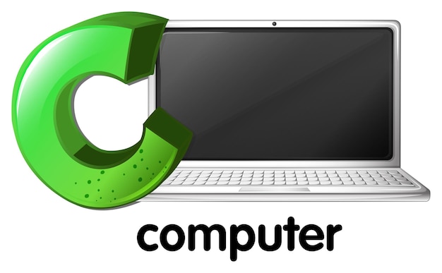 Une lettre C pour ordinateur