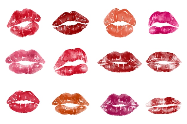 Lèvres style pop art