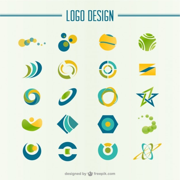 Libre Vecteur Modèles De Logo