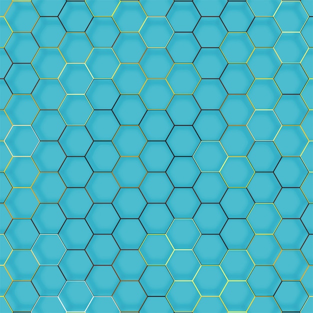 Vecteur gratuit ligne abstraite texture hexagonale géométrique
