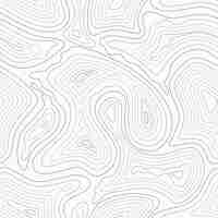 Vecteur gratuit les lignes de contour topographiques mappent le modèle sans couture