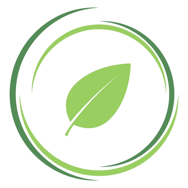 Vecteur gratuit lignes cycle feuille
