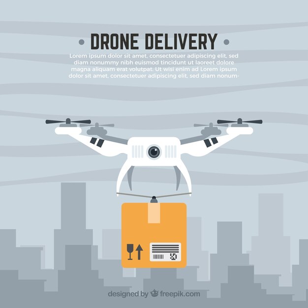 Livraison drone et la ville
