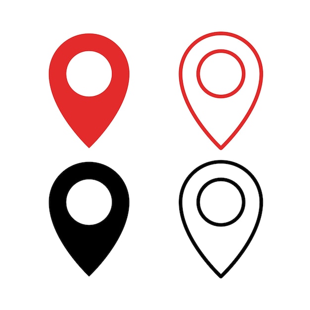 Localisation pin style multiple simple