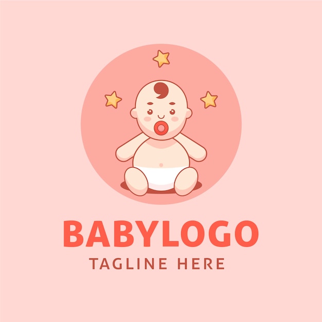 Logo bébé détaillé
