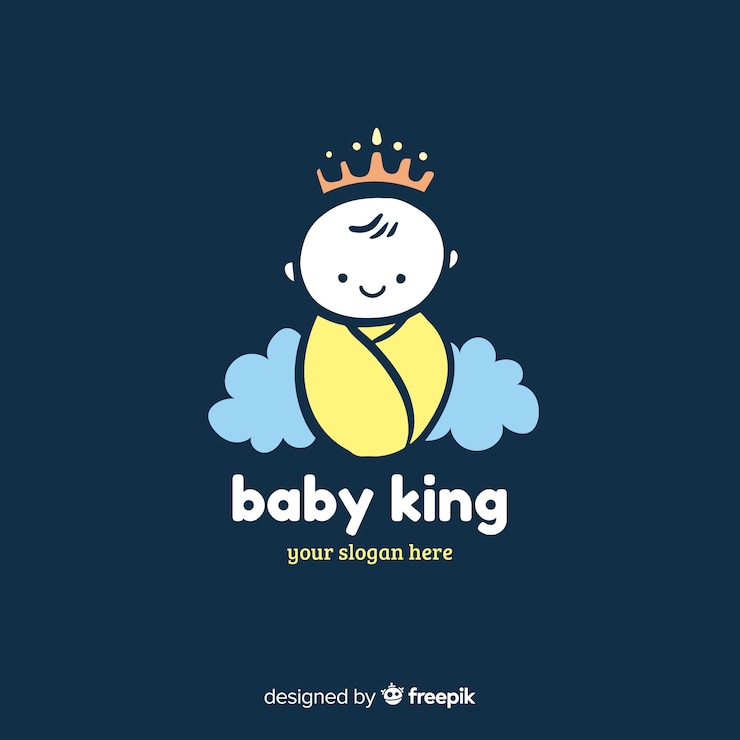 Vecteur gratuit logo bébé