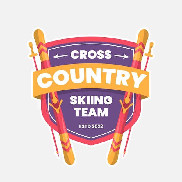 Logo de cross-country design plat