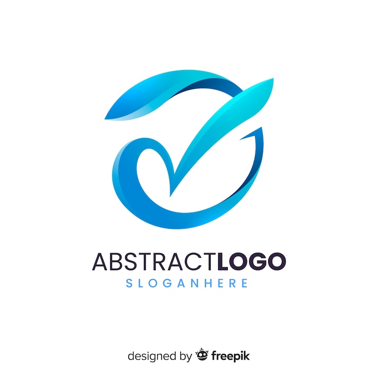 Vecteur gratuit logo dégradé