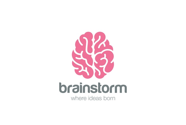 Vecteur gratuit logo du cerveau.