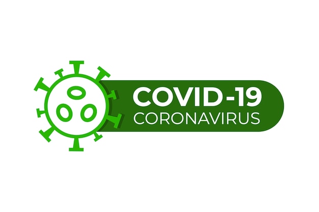 Vecteur gratuit logo du coronavirus