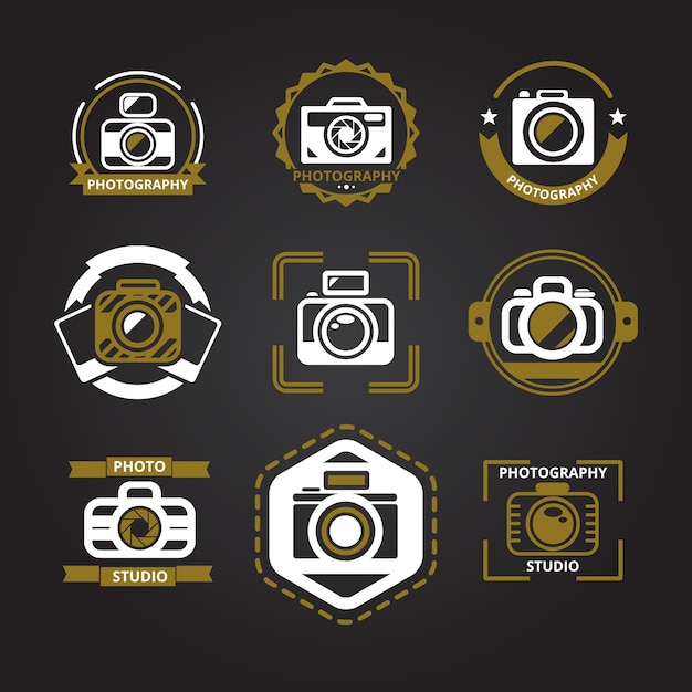 Logos Pour Les Photographes Fixés.