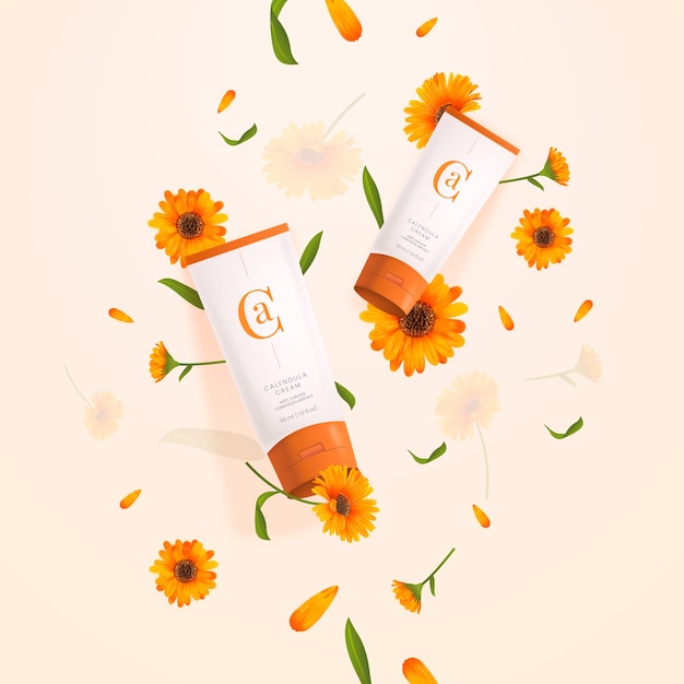 Lotion Crème Corps Annonce Cosmétique