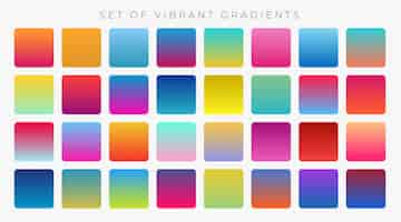 Vecteur gratuit lumineux jeu vibrant de fond de dégradés