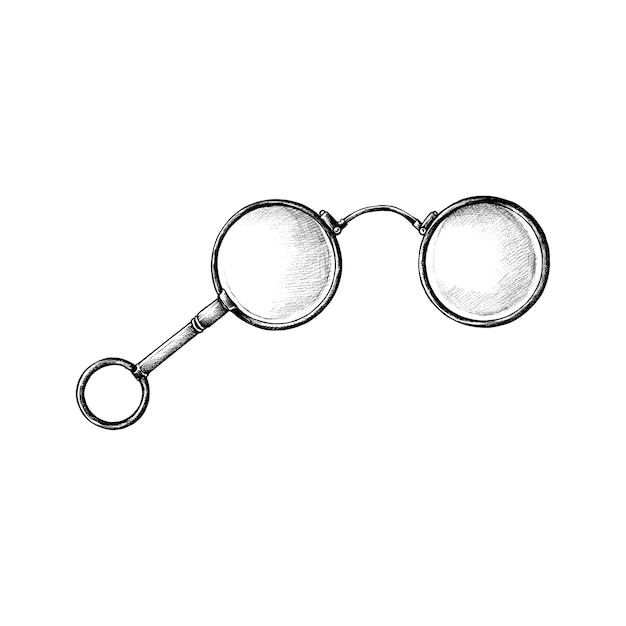 Vecteur gratuit lunettes rétro dessinées à la main