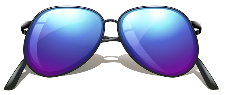 Vecteur gratuit des lunettes de soleil